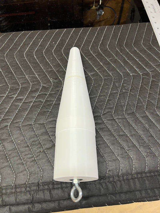 BNC55AM style nose cone for LOC 3.1" BT