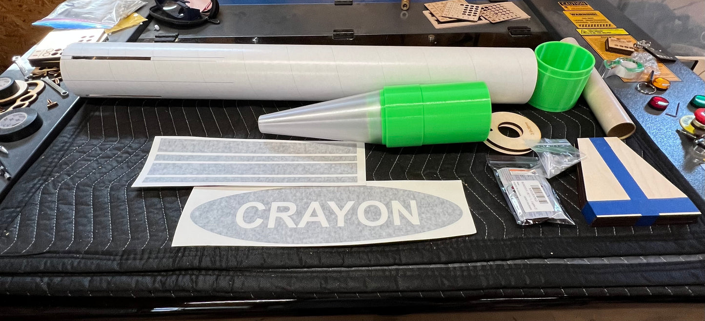 4" Nike Crayon Nite Glow