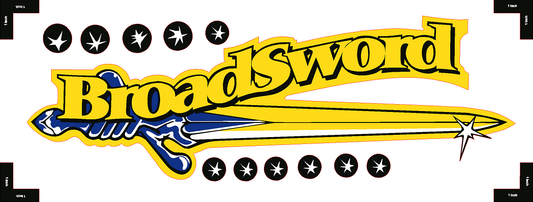 4" Broadsword Decal