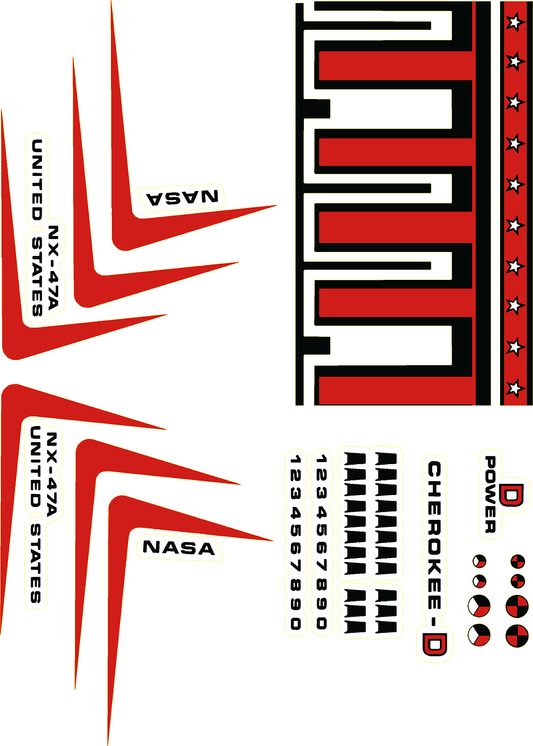 4" Cherokee D Decal