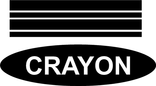 4" Crayon Decal