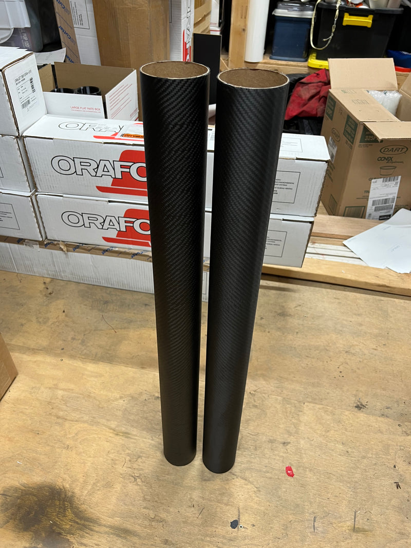 3" Carbon fiber wrapped body tubes