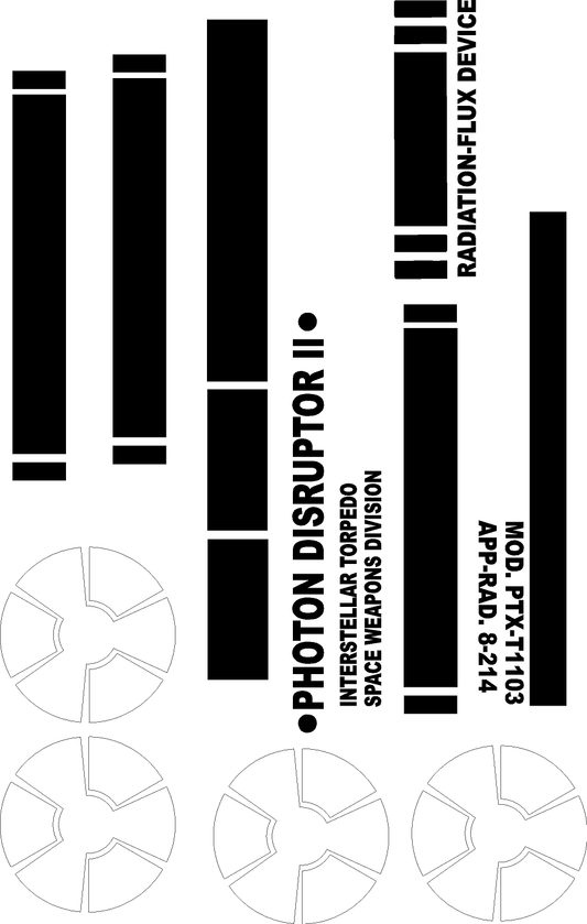 4" Photon Disruptor Decal